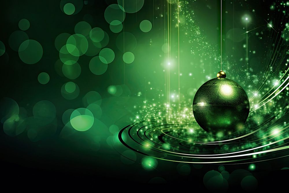 Abstract green Christmas background backgrounds christmas abstract. AI generated Image by rawpixel.