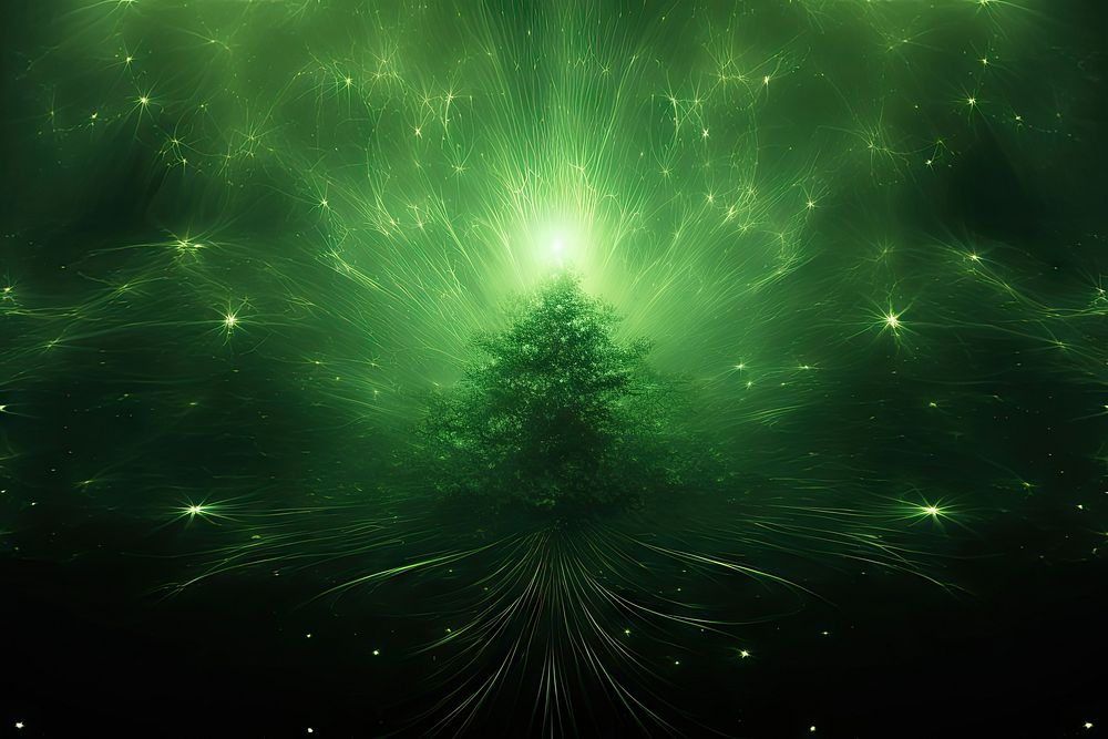 Abstract green Christmas background backgrounds christmas abstract. AI generated Image by rawpixel.