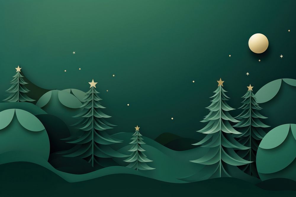 Abstract green Christmas background christmas backgrounds outdoors. AI generated Image by rawpixel.