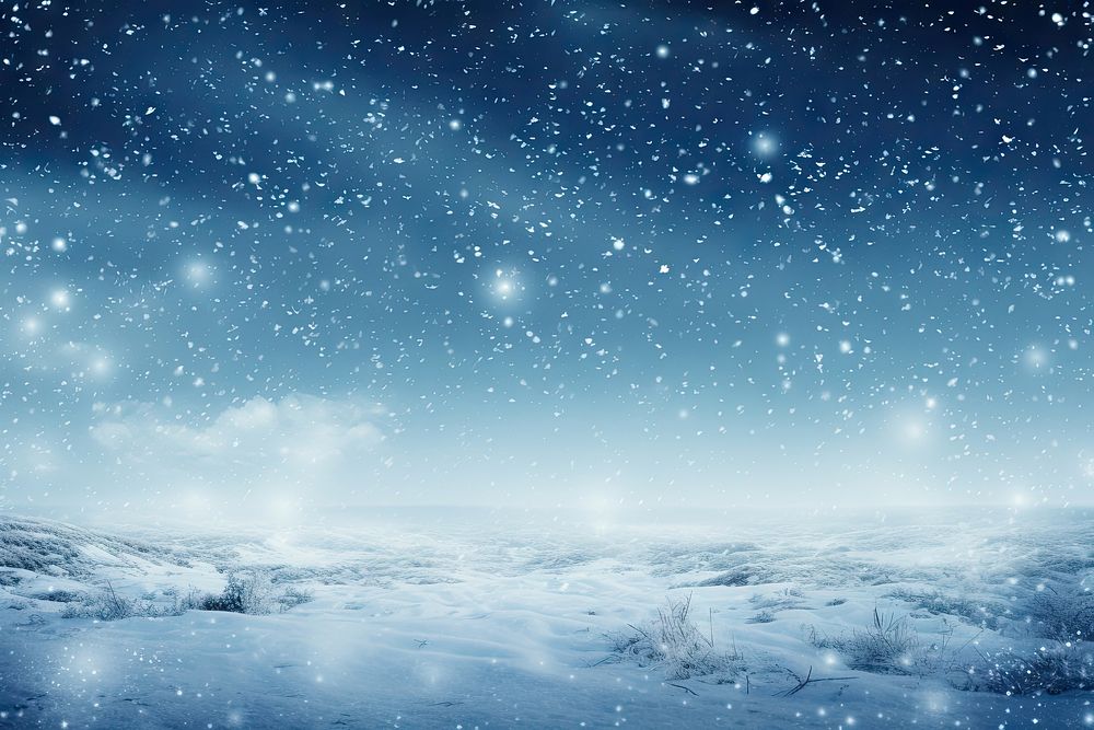 Snowfall backgrounds outdoors winter. AI generated Image by rawpixel.
