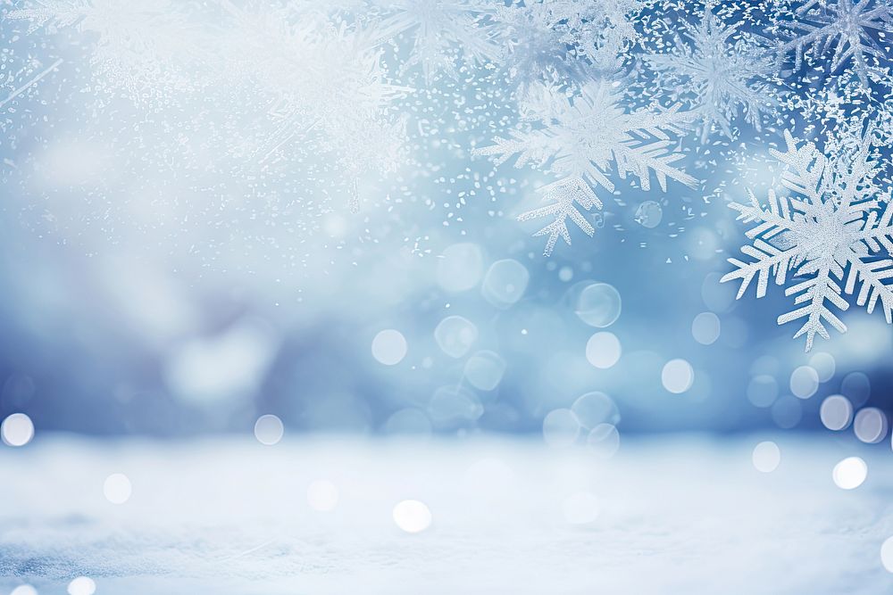 Background winter snow backgrounds. AI generated Image by rawpixel.