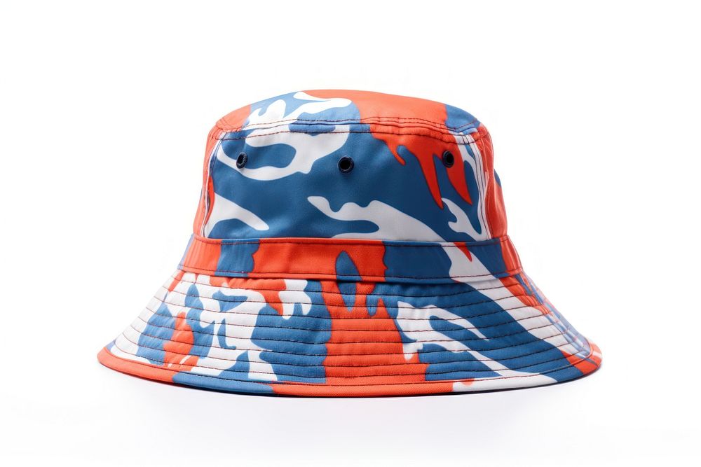 Bucket hat white background headgear clothing. 