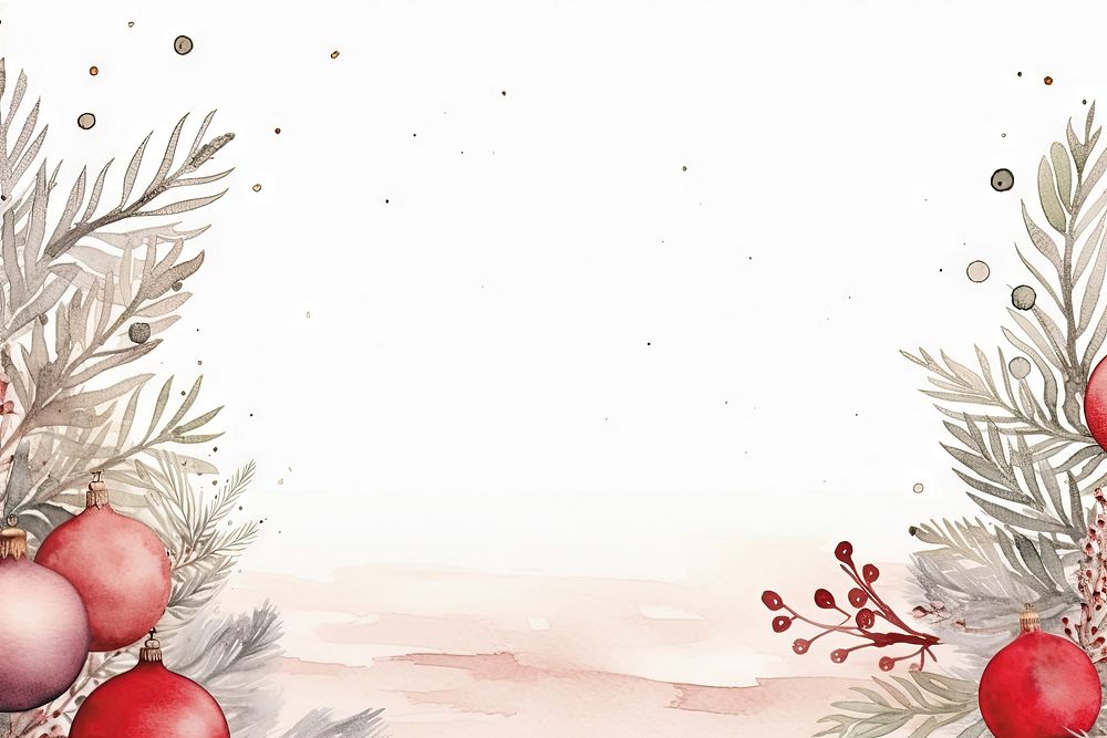 Christmas background backgrounds sketch nature. AI generated Image by rawpixel.