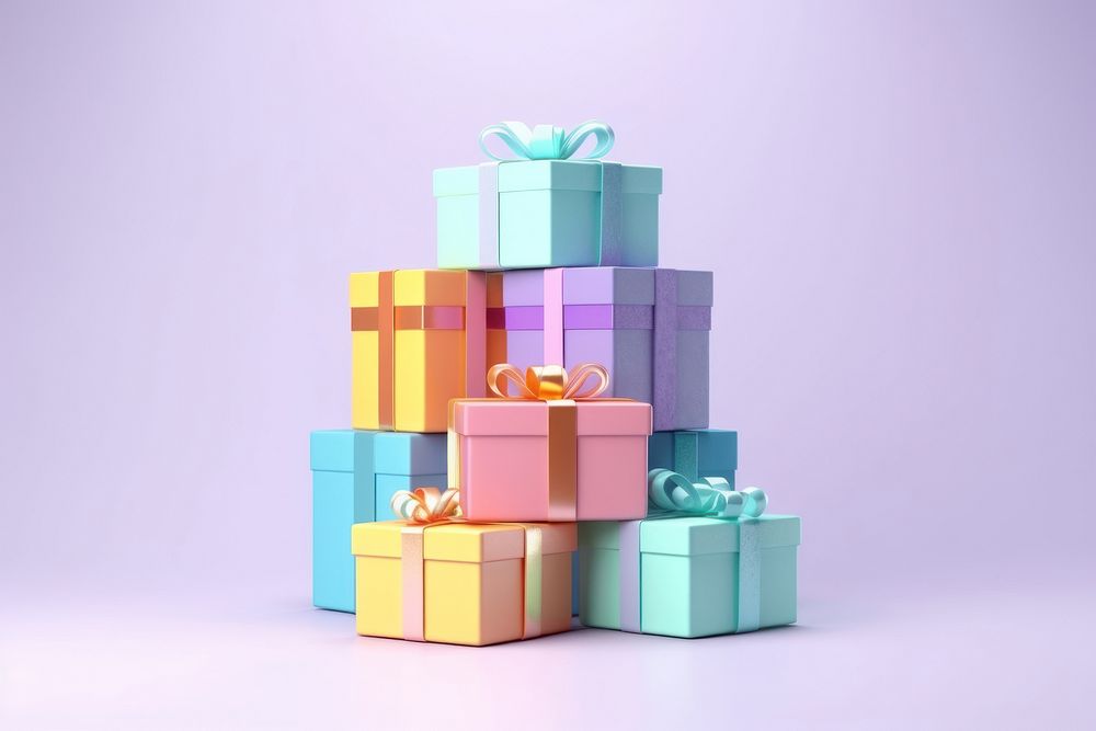 Christmas gift box celebration. AI generated Image by rawpixel.