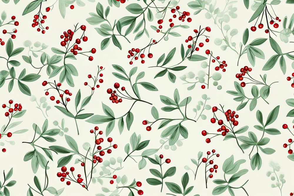 Pattern backgrounds christmas plant. 