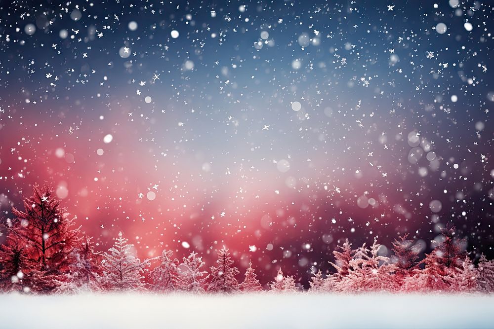 Background Christmas snow backgrounds. AI generated Image by rawpixel.