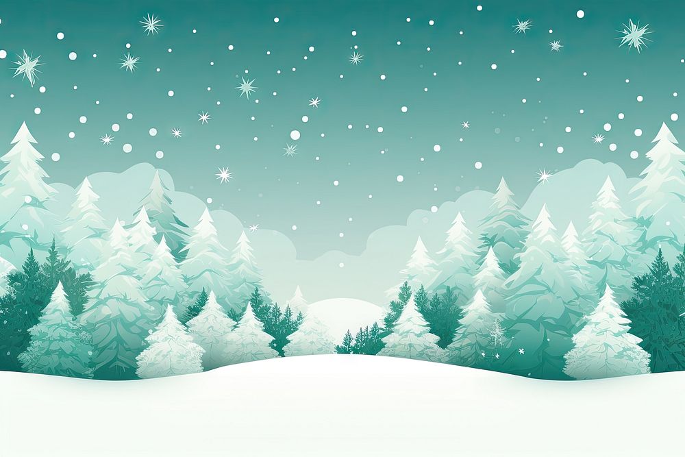 Snow christmas outdoors nature. AI generated Image by rawpixel.