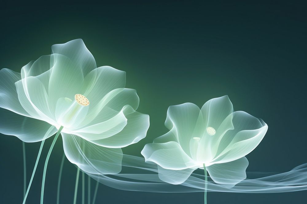Lotus light plant abstract. AI generated Image by rawpixel.