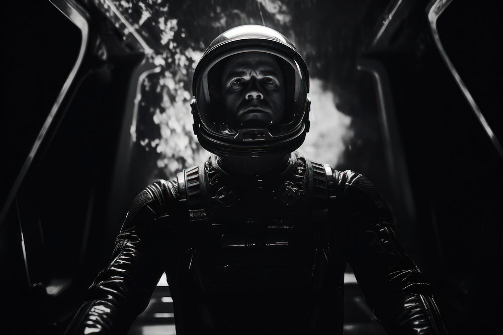 Space man helmet adult firefighter. AI generated Image by rawpixel.