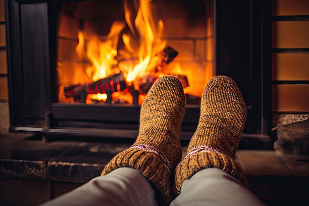 Fireplace Socks Hearth Cozy. Ai 