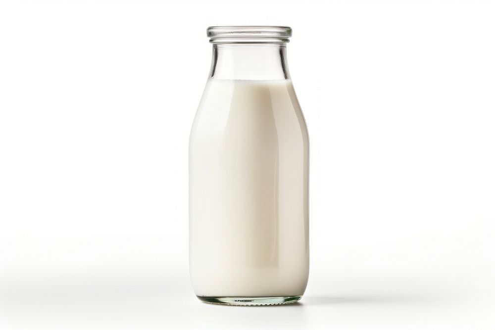 Fresh milk glass bottle dairy. AI generated Image by rawpixel.