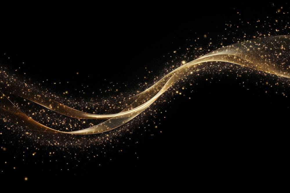Glitter wave backgrounds nature sparks. AI generated Image by rawpixel.