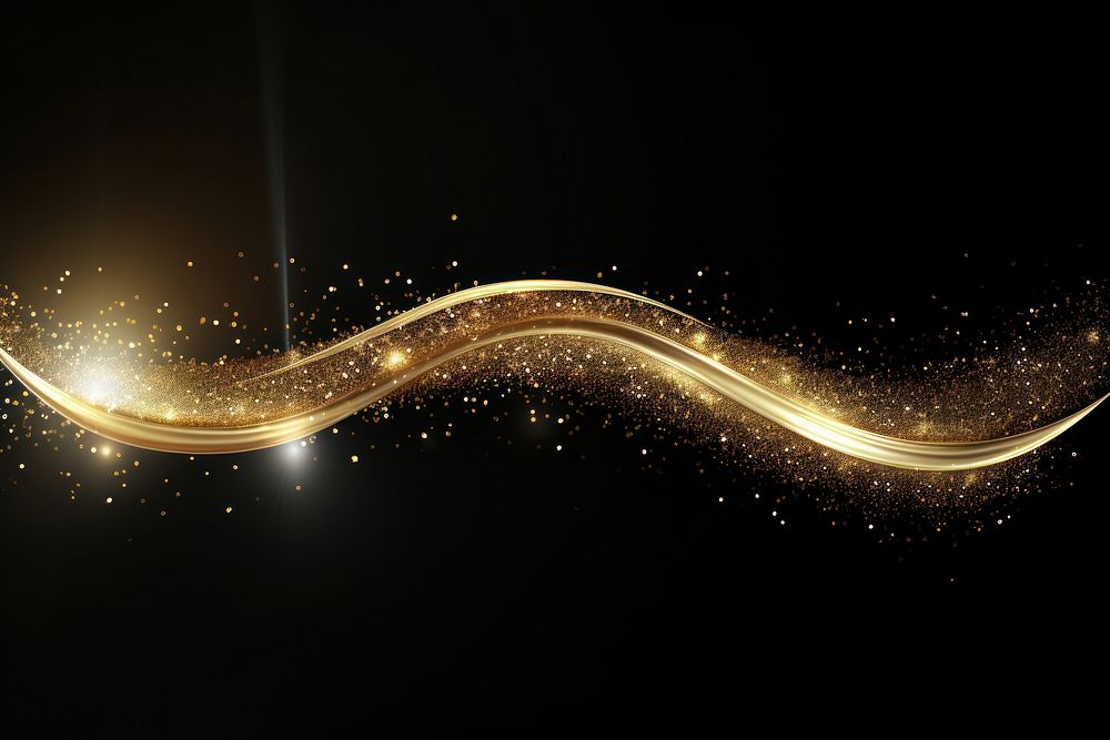 Glitter wave backgrounds nature light. AI generated Image by rawpixel.