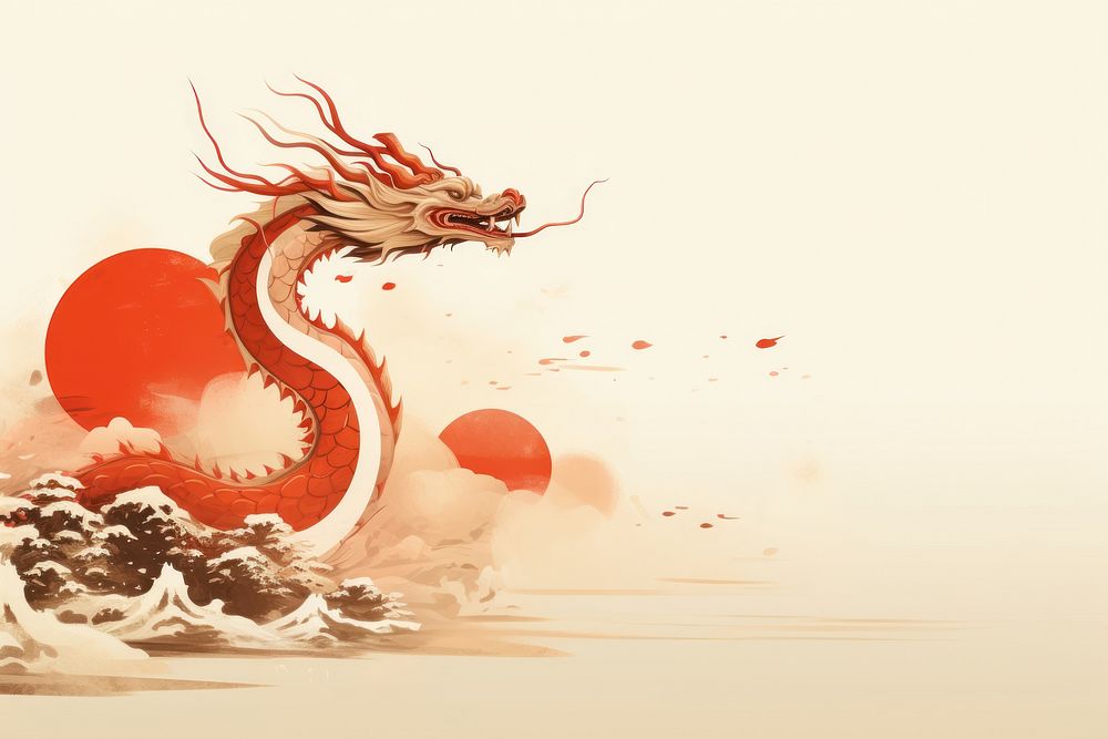 Dragon creativity cartoon red. AI generated Image by rawpixel.