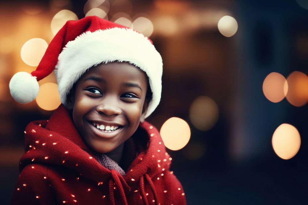 Girl xmas christmas portrait. AI generated Image by rawpixel.