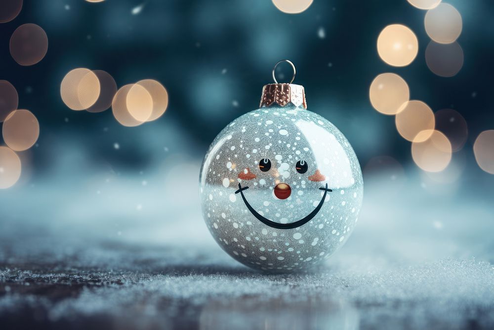 Christmas winter snow snowman. AI generated Image by rawpixel.
