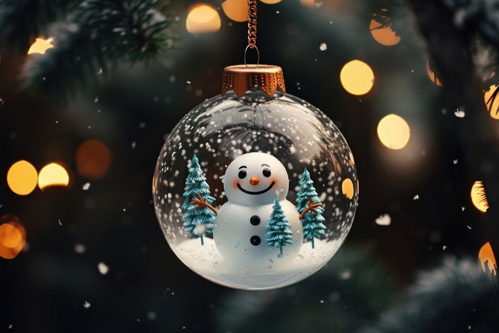 Christmas snowman winter representation. AI generated Image by rawpixel.