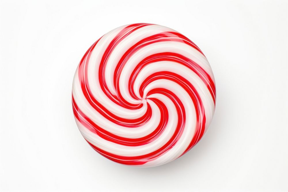 Candy cane lollipop food white background. AI generated Image by rawpixel.