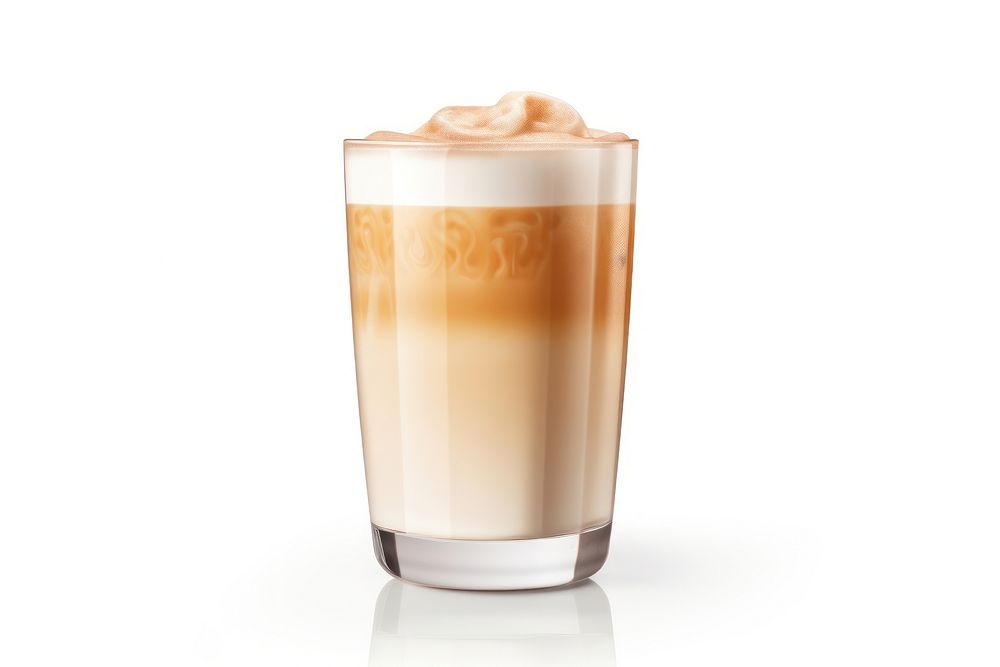 Latte macchiato dessert coffee drink. AI generated Image by rawpixel.