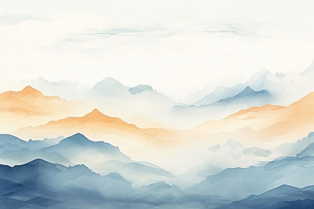 Mountain landscape backgrounds abstract. AI generated Image by rawpixel.