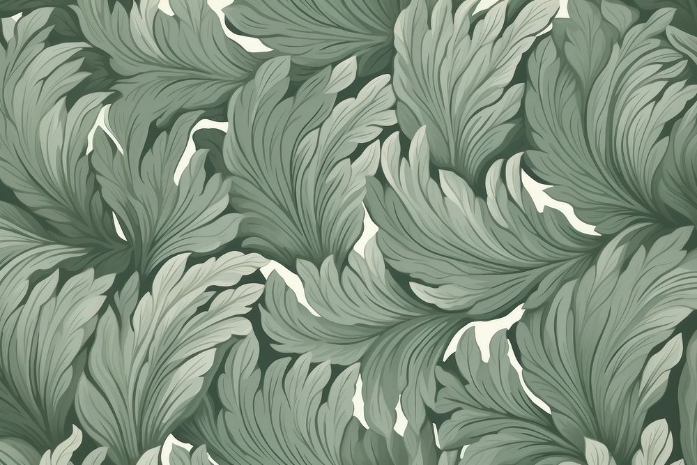 Green vintage leave pattern plant leaf backgrounds. AI generated Image by rawpixel.