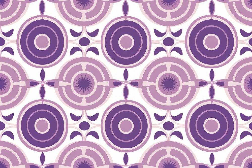 Purple vintage circle pattern backgrounds repetition creativity. AI generated Image by rawpixel.