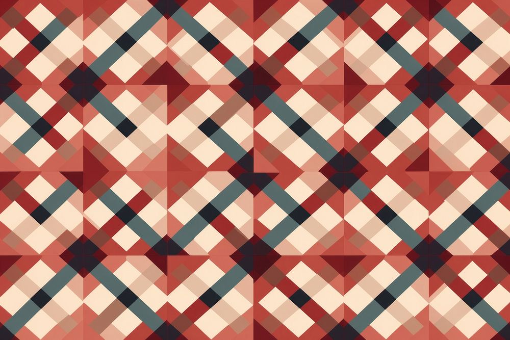 Red vintage square pattern backgrounds repetition creativity. AI generated Image by rawpixel.