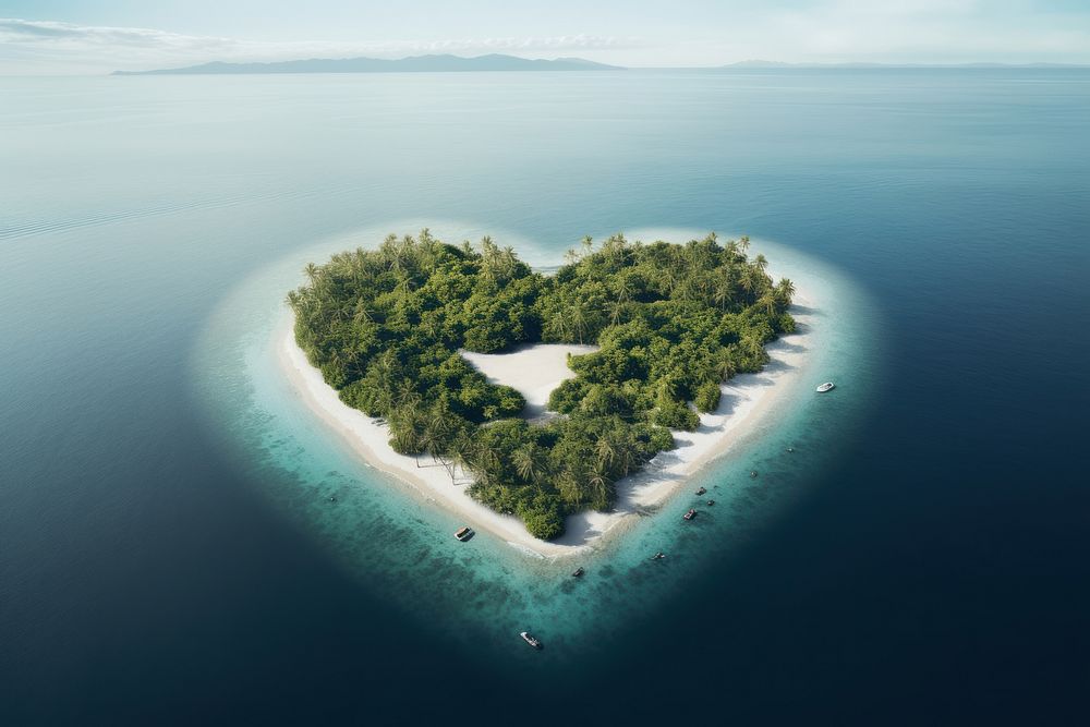 Island island outdoors nature. AI generated Image by rawpixel.