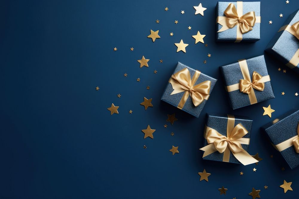 Backgrounds ribbon gift gold. AI generated Image by rawpixel.