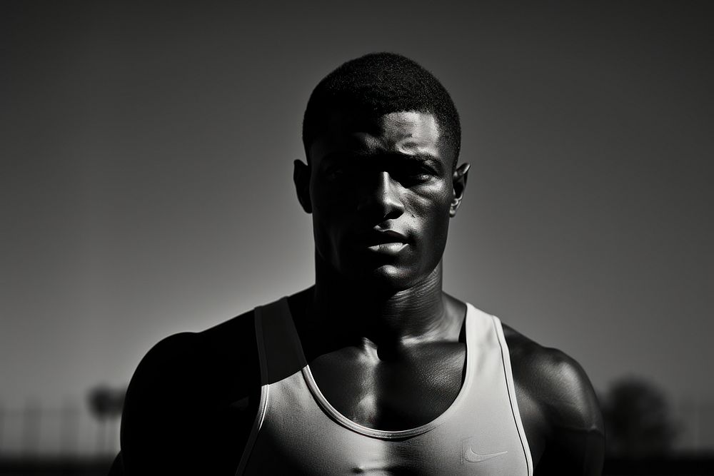 Athletes portrait sports adult. AI generated Image by rawpixel.