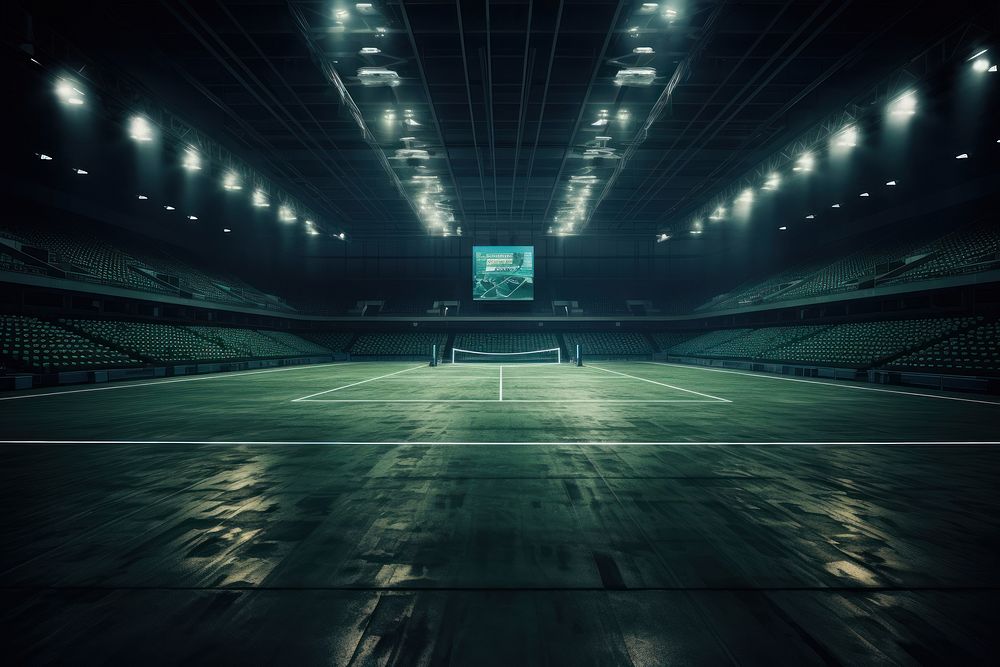 Badminton court sports arena architecture. | Premium Photo - rawpixel