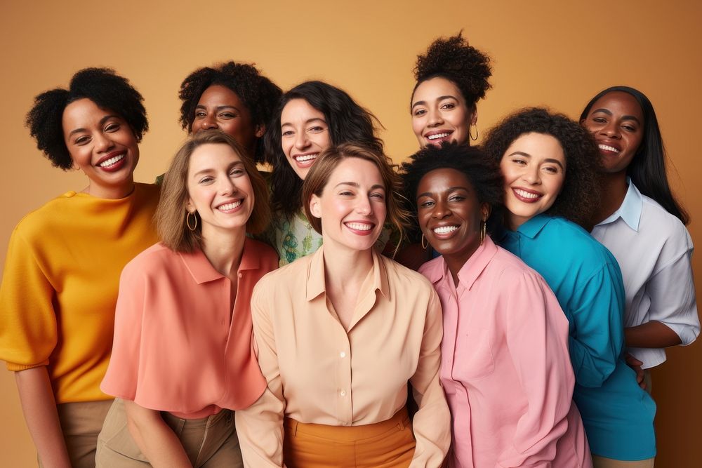 Diversity womens laughing adult smile. AI generated Image by rawpixel.