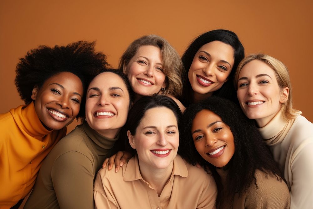 Diversity womens laughing adult smile. AI generated Image by rawpixel.