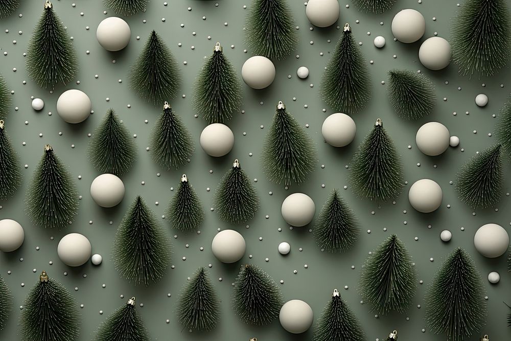 Christmas backgrounds pattern green. AI generated Image by rawpixel.