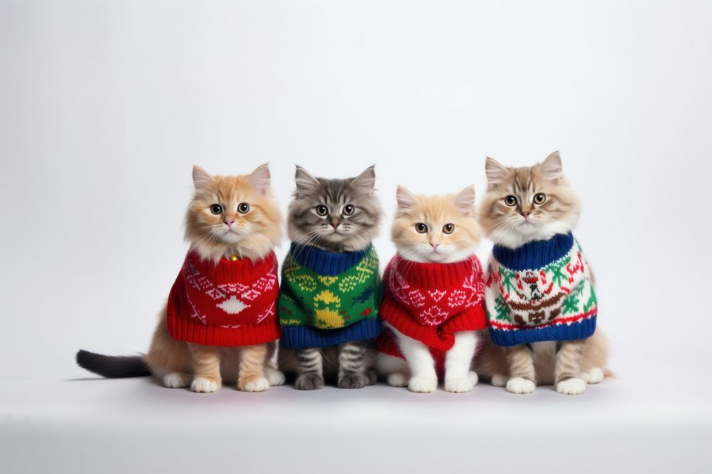 Sweater mammal animal kitten. AI generated Image by rawpixel.