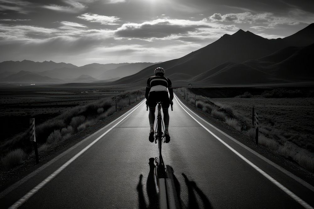 Road cycling sports outdoors bicycle. AI generated Image by rawpixel.