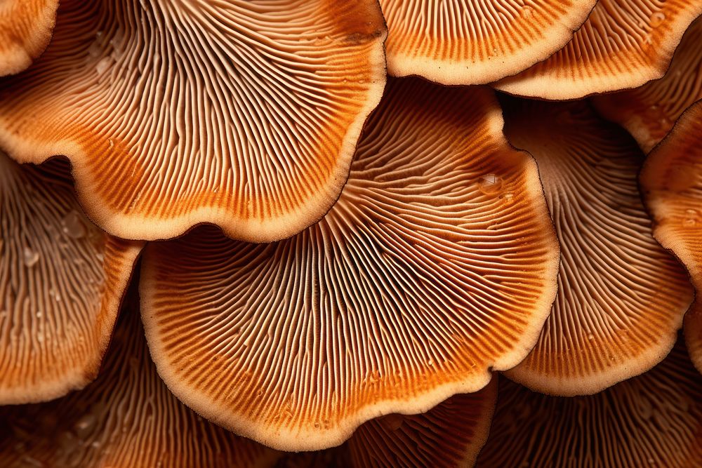 Mushroom texture fungus plant macro photography. AI generated Image by rawpixel.