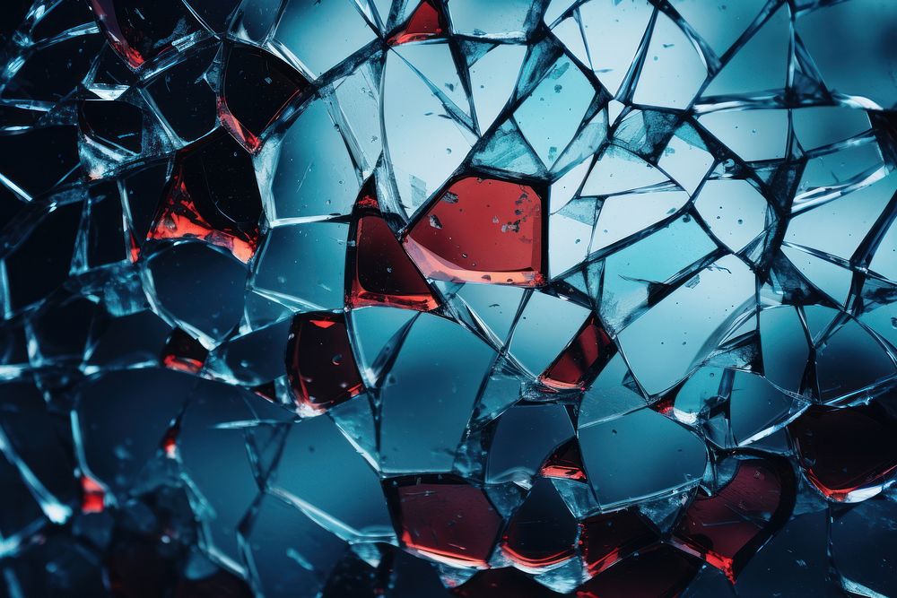 Broken glass texture broken macro photography transportation. AI generated Image by rawpixel.