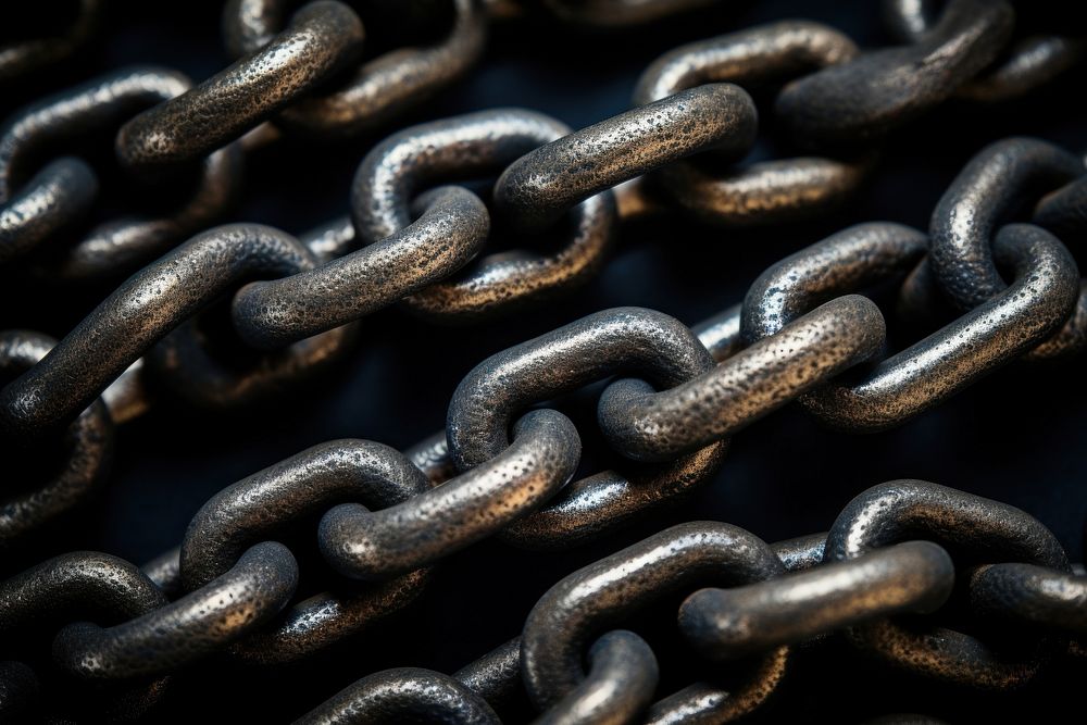 Chain texture chain backgrounds durability. AI generated Image by rawpixel.