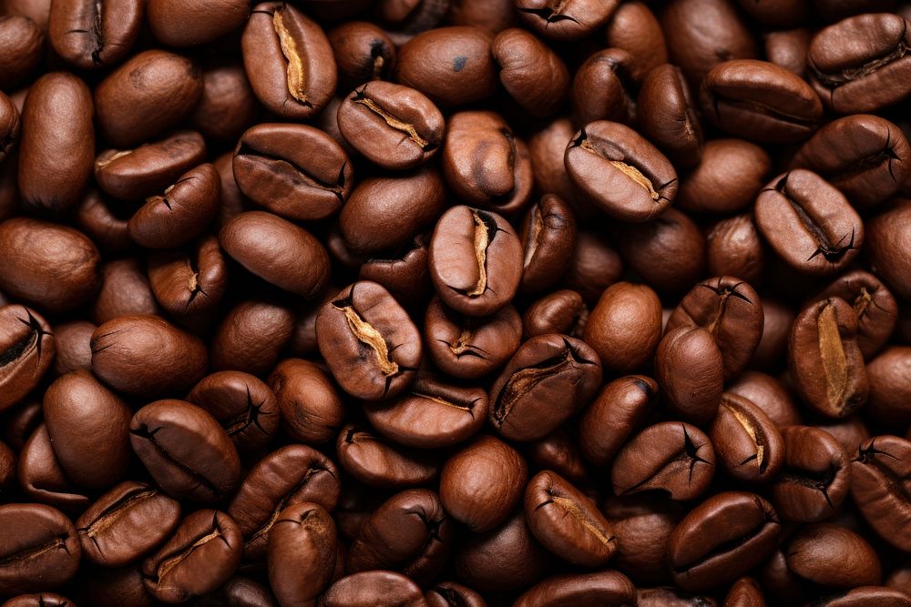 Coffee beans texture coffee coffee beans backgrounds. AI generated Image by rawpixel.