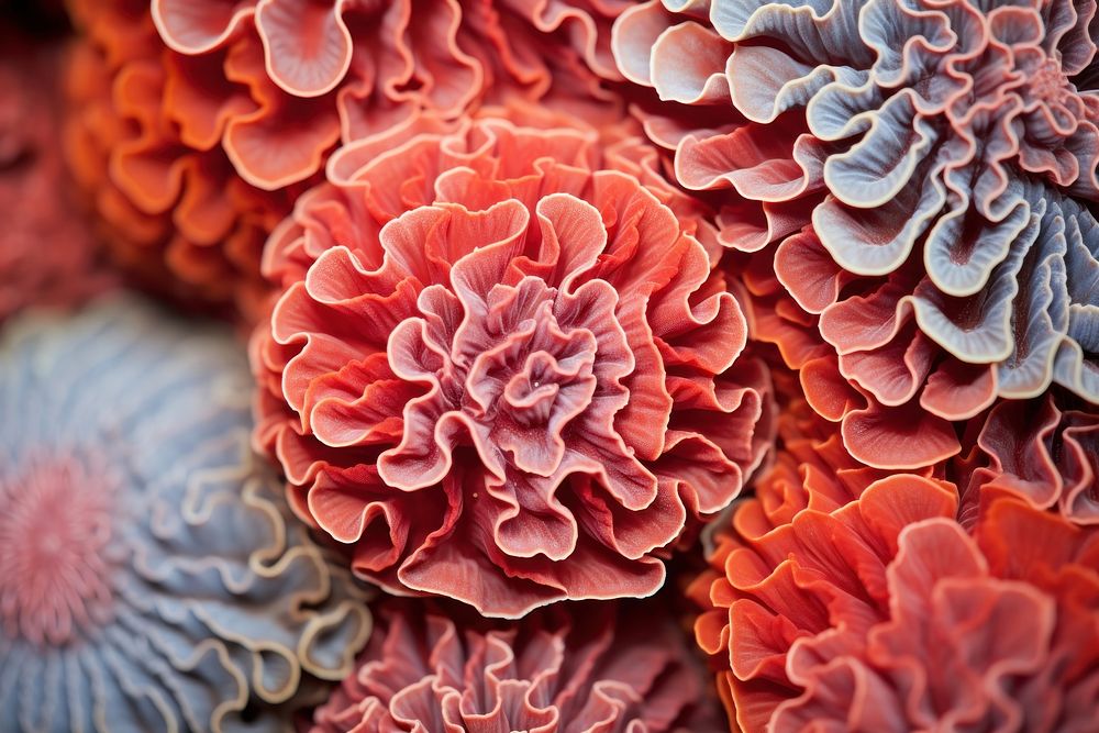 Coral reef texture pattern nature flower. AI generated Image by rawpixel.