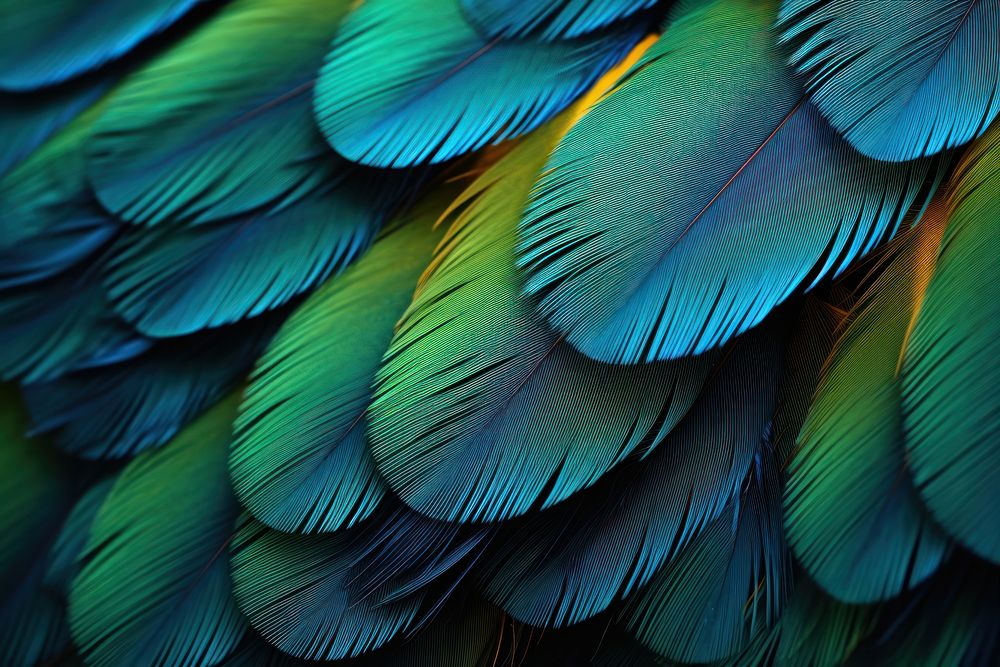 Feathers texture pattern animal bird. AI generated Image by rawpixel.