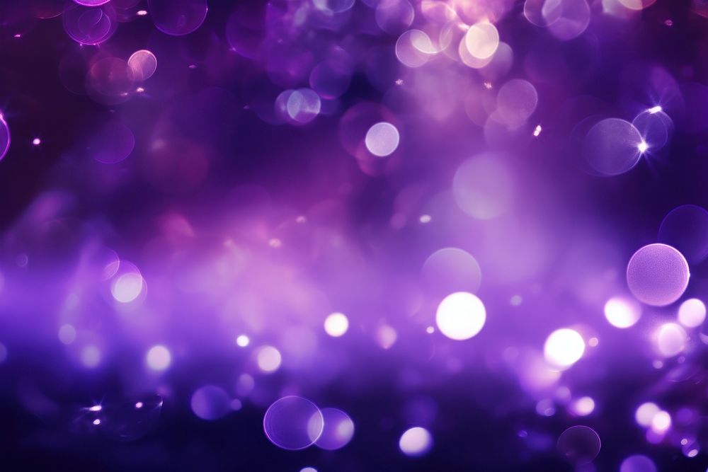 Purple bokeh light background backgrounds glitter illuminated. AI generated Image by rawpixel.