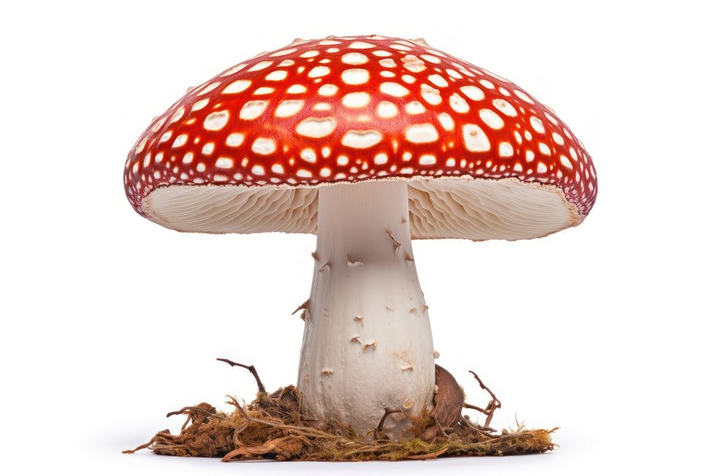Mushroom amanita fungus agaric. AI generated Image by rawpixel.