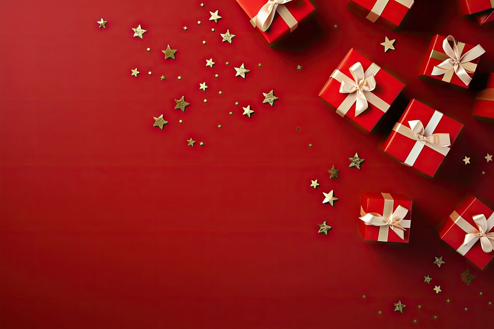 Decoration christmas gift bow. AI generated Image by rawpixel.