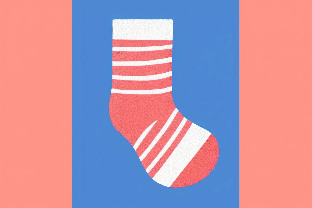 Sock art christmas clothing. AI generated Image by rawpixel.