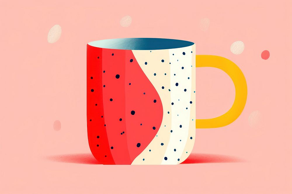 Mug art coffee drink. AI generated Image by rawpixel.