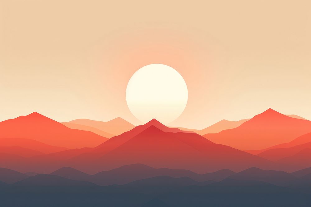 Mountain sun sunlight outdoors. AI generated Image by rawpixel.