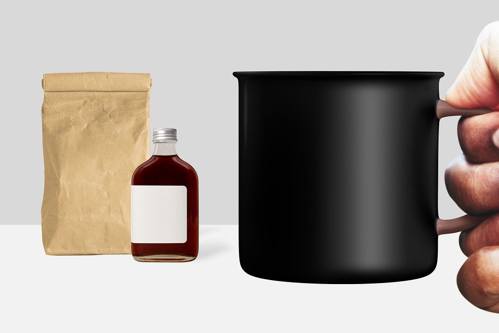 Coffee packaging, food business remix