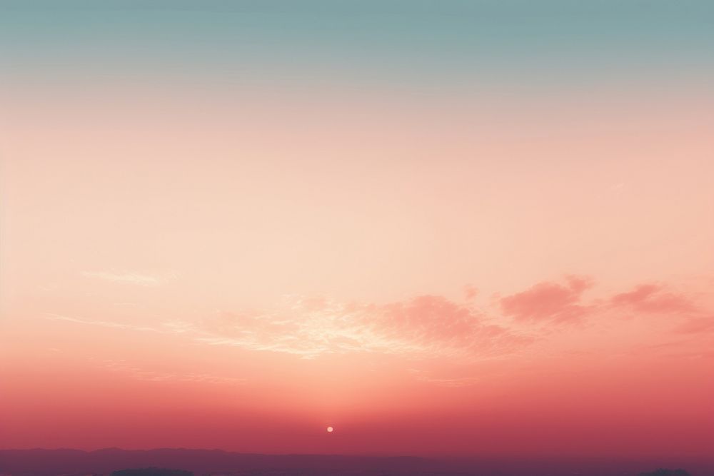 Sunset backgrounds outdoors horizon. AI generated Image by rawpixel.